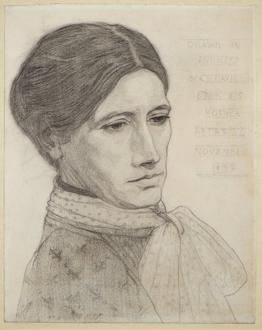 Sanatçının Annesinin Portresi by George Dutch Davidson