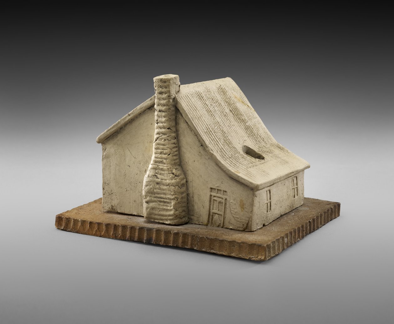 Günlük Kabin Inkwell, c. 1900 (toprak çanak çömlek) by George E. Ohr