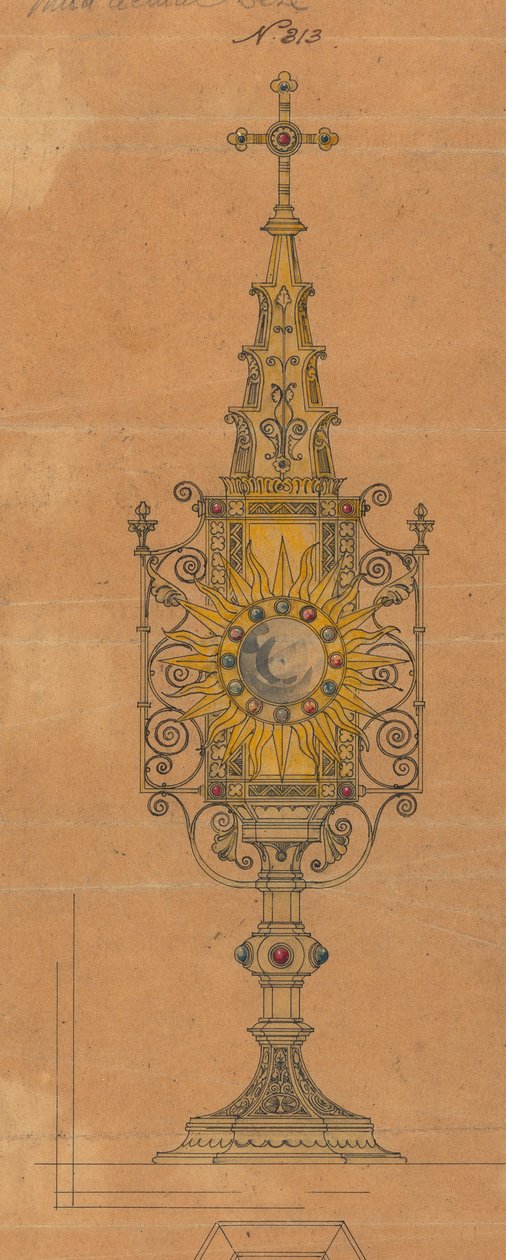 Jones ve Willis, metal ve ahşap işçileri ve Birmingham ve Londra'daki kilise mobilyası üreticileri için yapılan tasarımlar by George Edmund Street