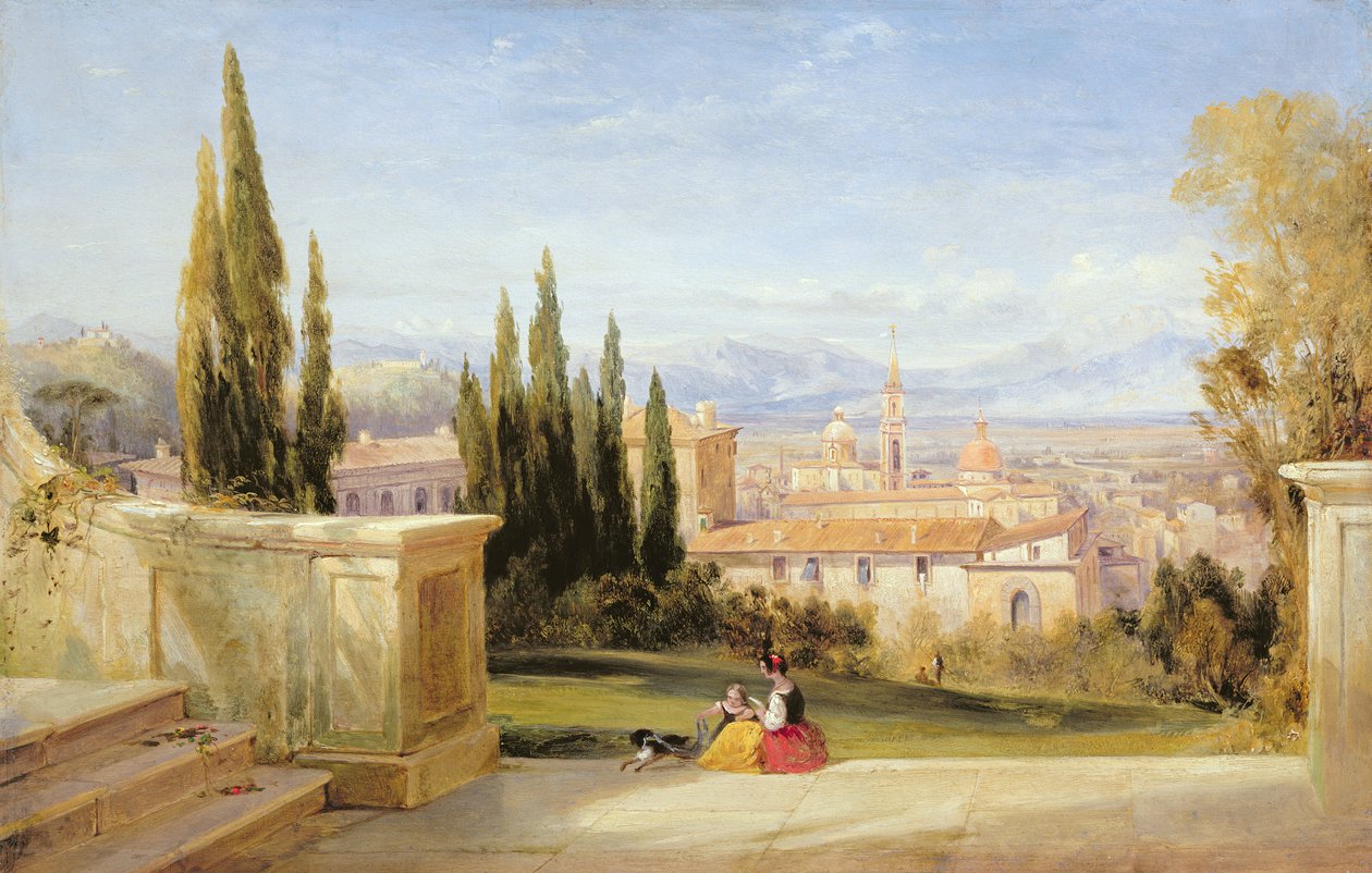 İtalyan manzarası by George Edwards Hering