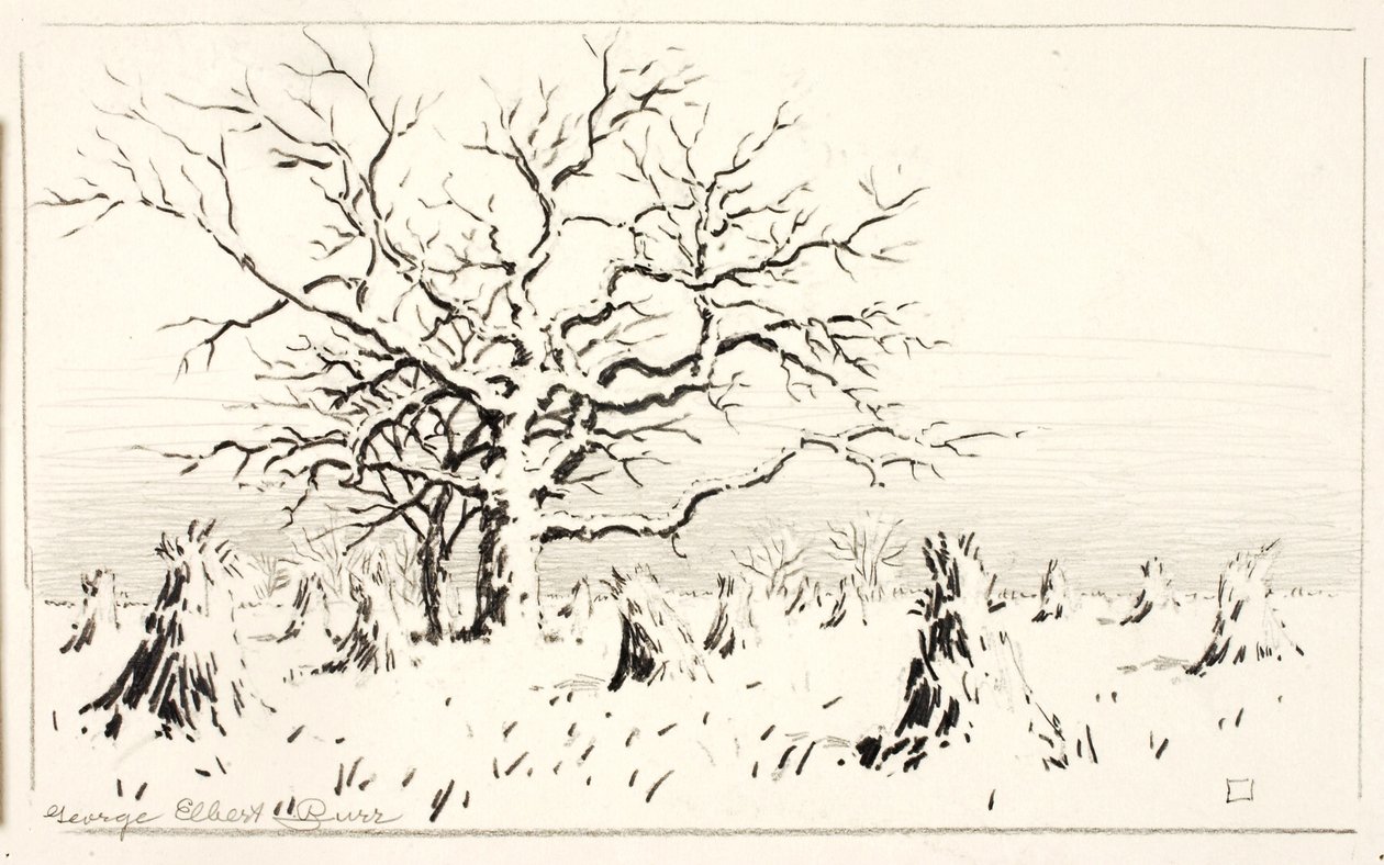 Gravür için Motif by George Elbert Burr