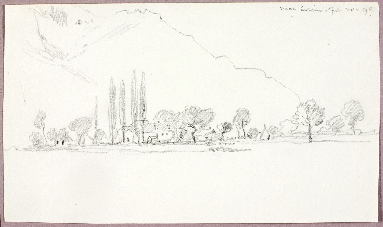 Evian yakınında by George Elbert Burr