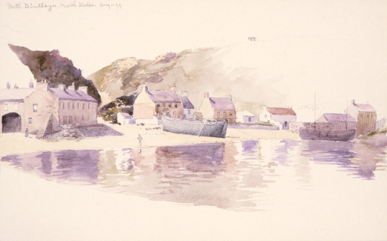 Porth Dinlleyn, Kuzey Galler, 1899. by George Elbert Burr