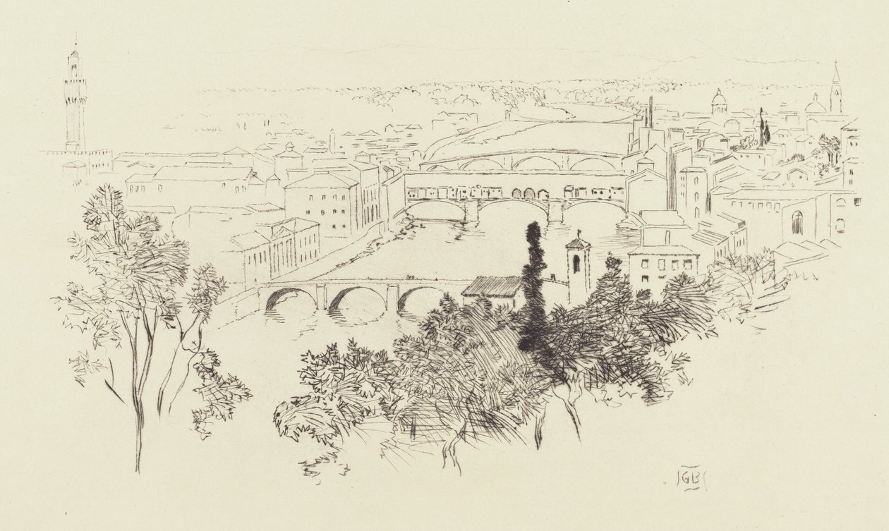 Floransa taslağı by George Elbert Burr