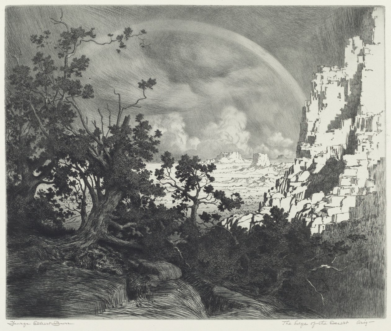 Çölün Kenarı, Arizona by George Elbert Burr