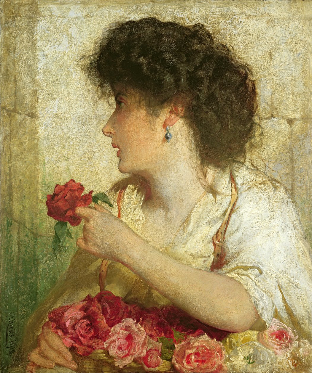 Bir Yaz Gülü, 1910 by George Elgar Hicks