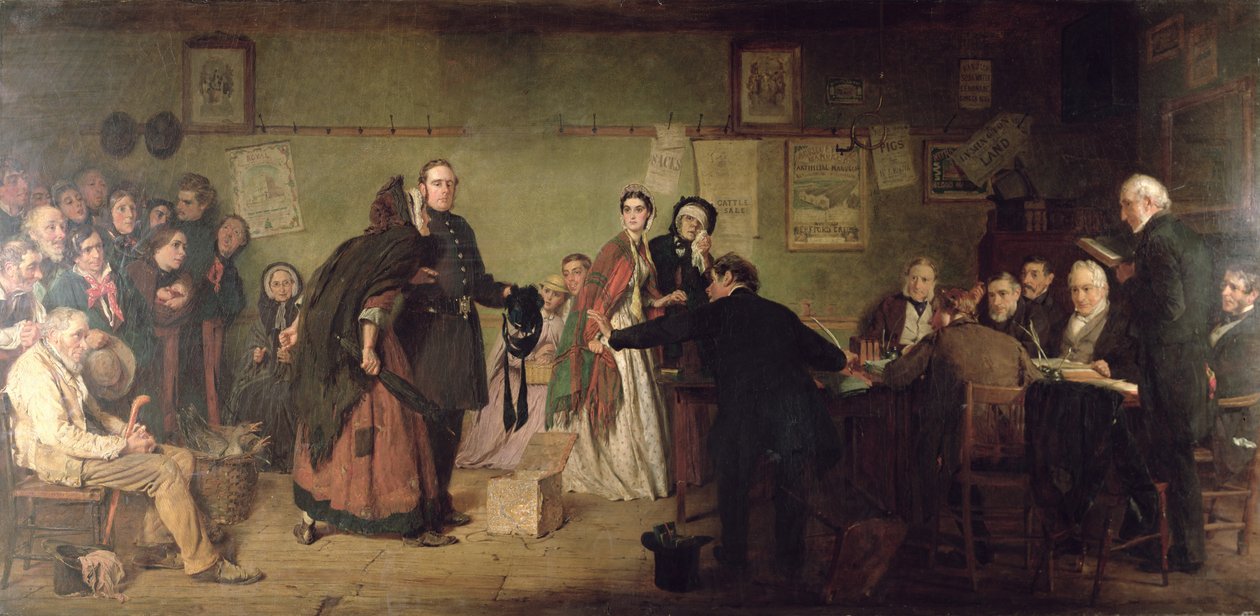 Sulh Hakimlerinin huzurunda by George Elgar Hicks