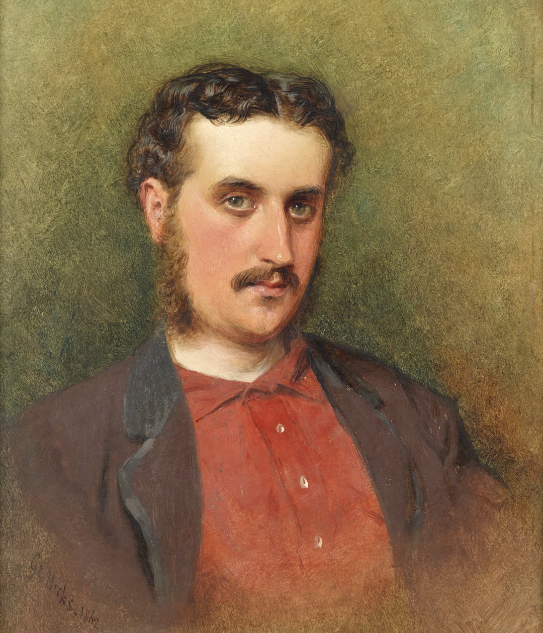 Otoportre, 1862 by George Elgar Hicks