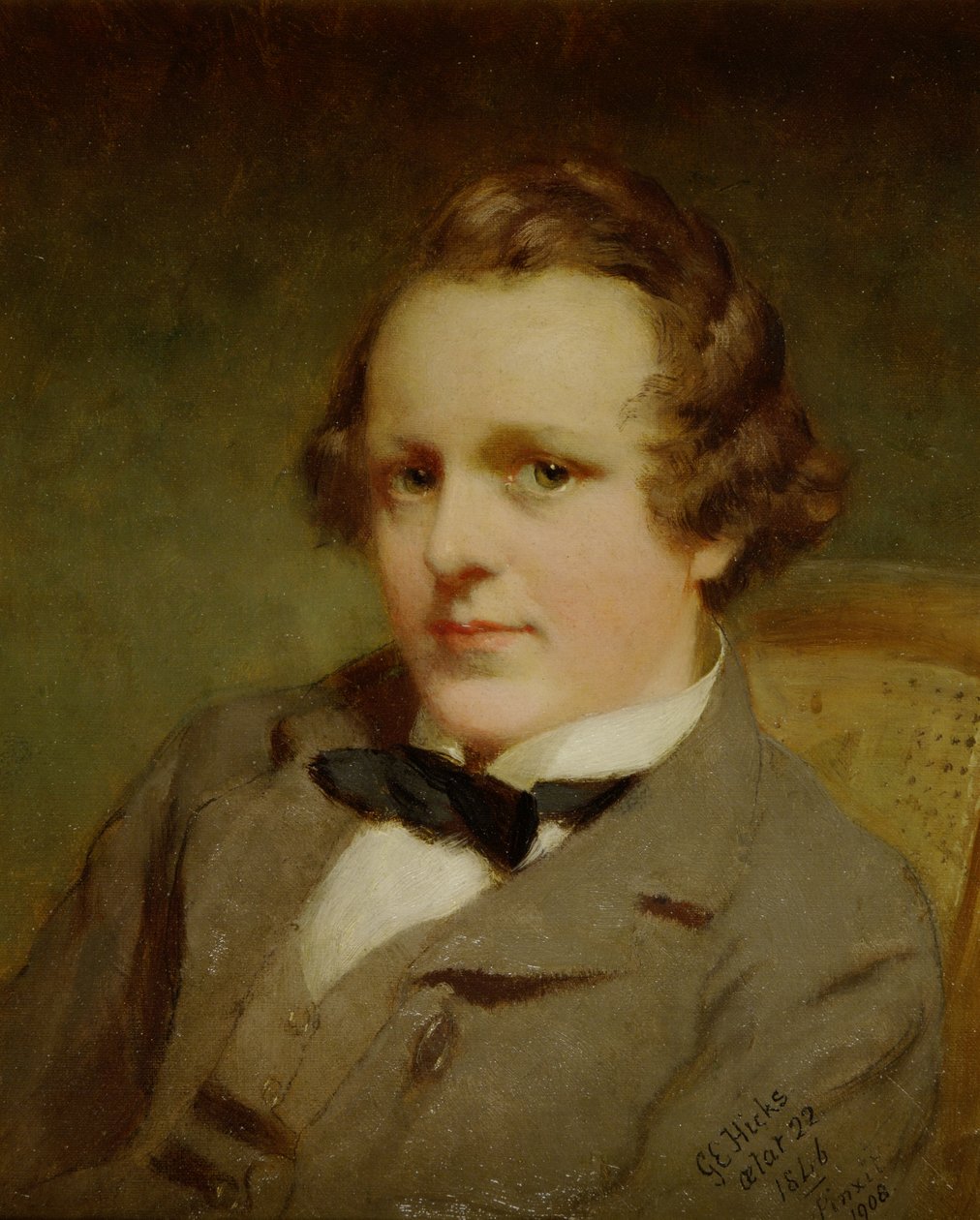 ಸ್ವಯಂ ಭಾವಚಿತ್ರ, 1846 ಟರ್ಕ್ by George Elgar Hicks