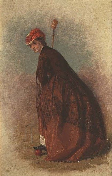 Kroket Oyuncusu by George Elgar Hicks