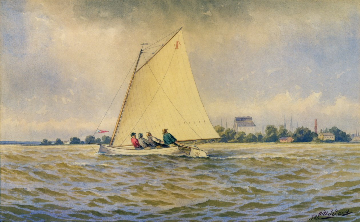 Tuck Up, 1887 (kağıt üzerine sulu boya) by George Emerick Essig