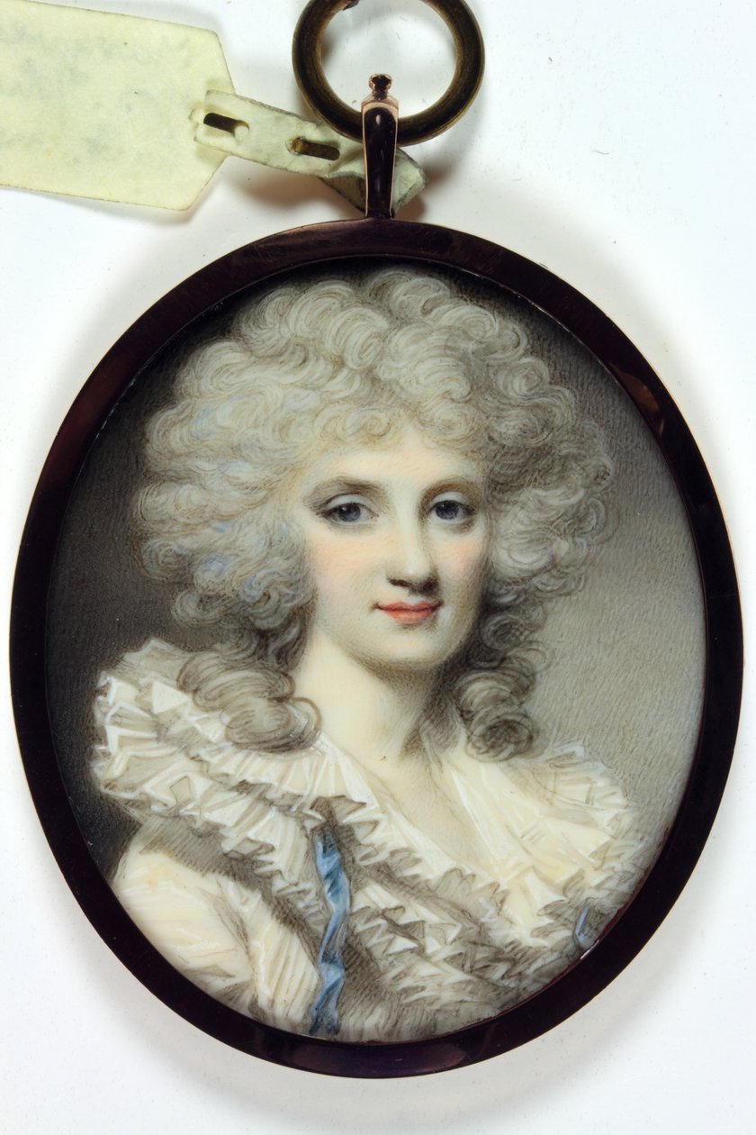 Margaret Dundas Bayan Scott (emaye) by George Engleheart