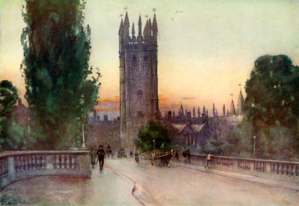 Magdalen çan kulesi, Oxford, Oxfordshire, 1924-1926 by George F Nicholls