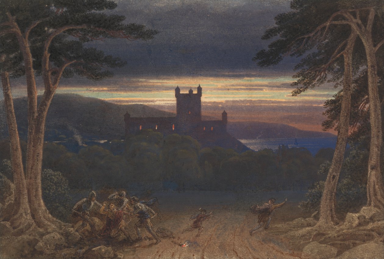 Banquo'nun Öldürülmesi by George Fennell Robson