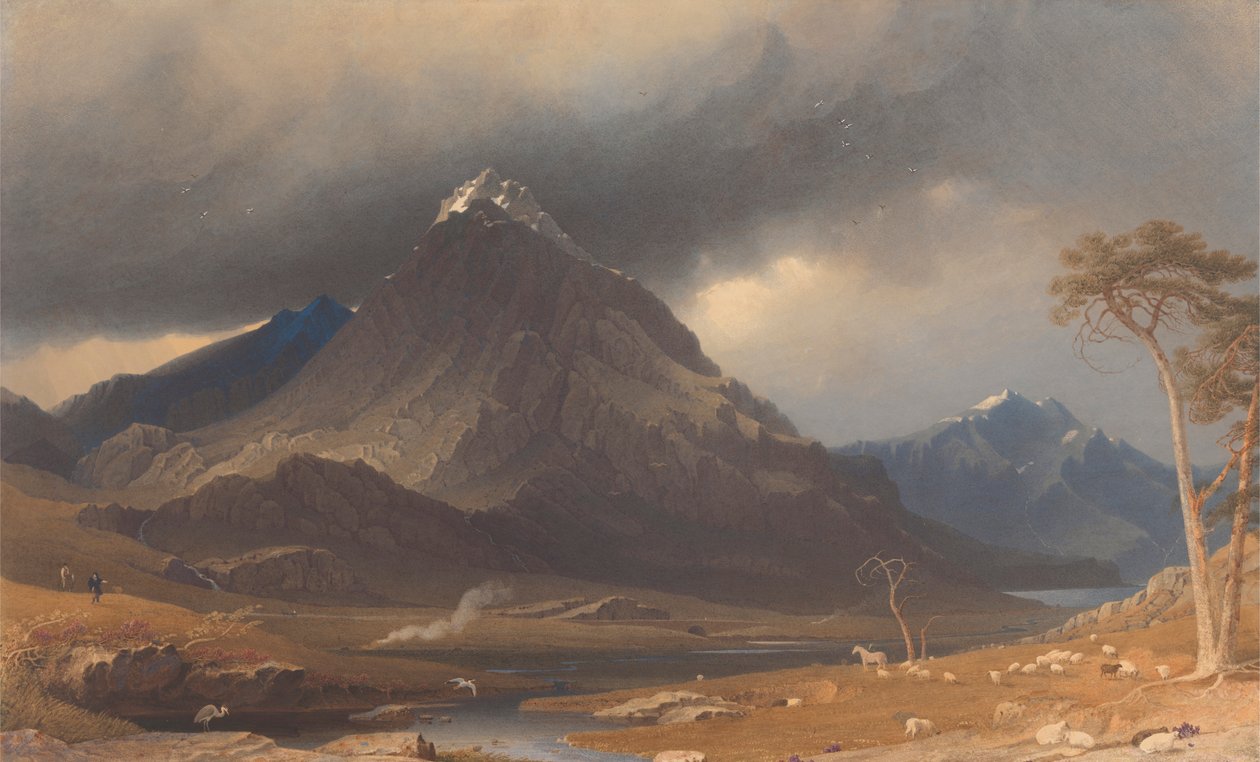 Tryfan, Carnarvonshire by George Fennell Robson