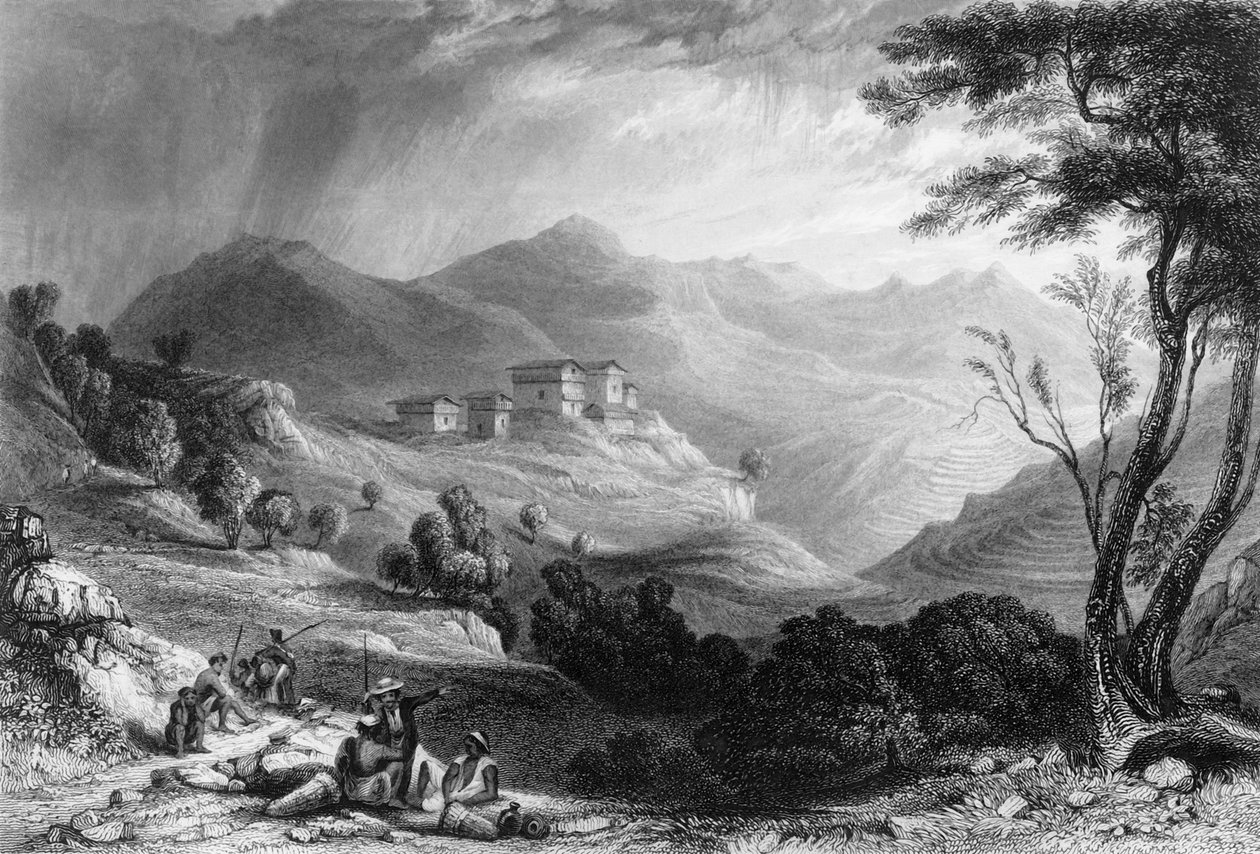 "Naree Köyü", 1838. by George Francis White