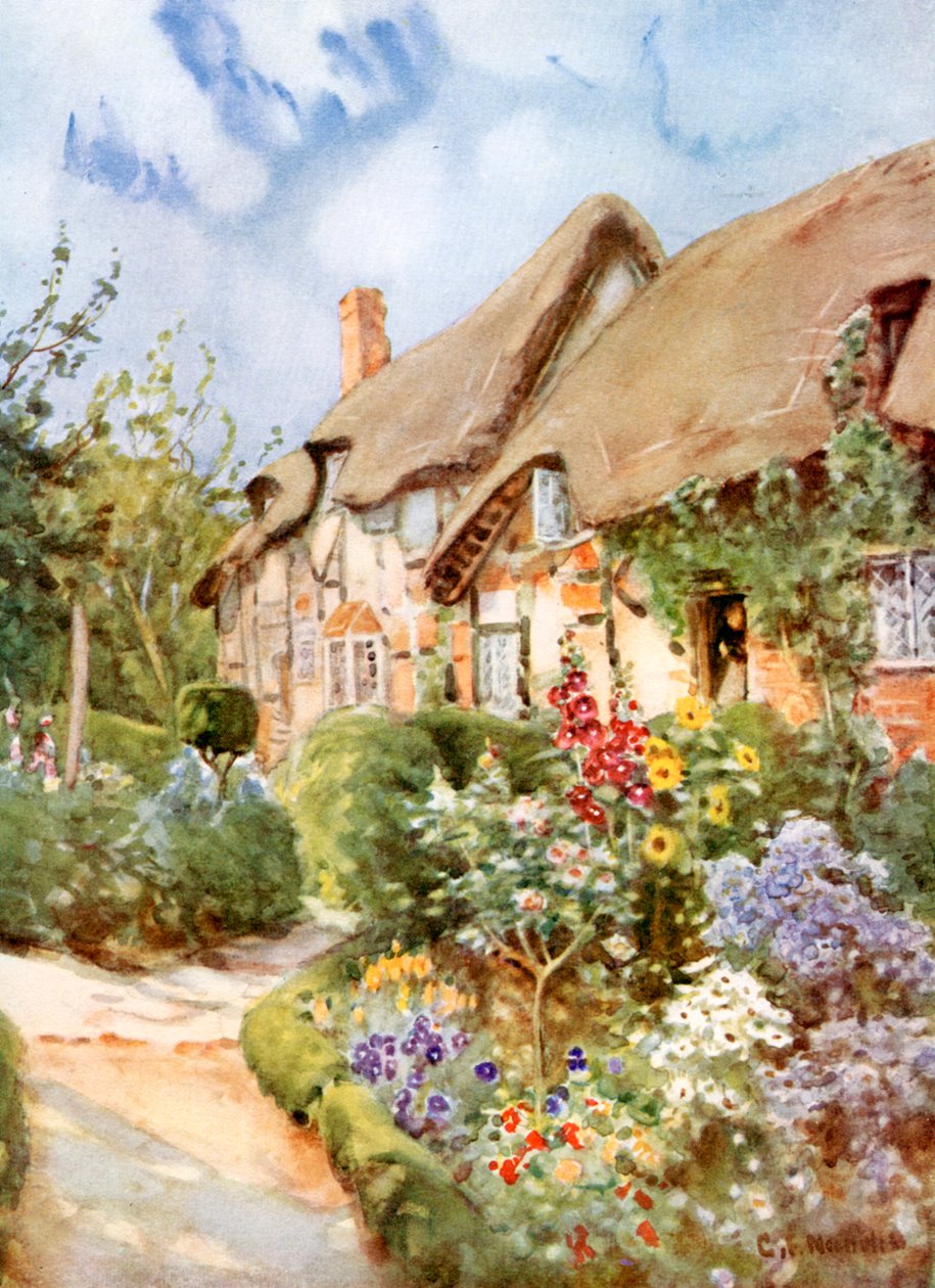Anne Hathaways Kulübesi, Shottery, Warwickshire, 1924-1926. by George Franck Nicholls