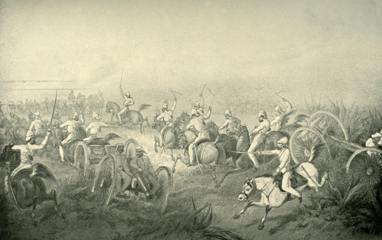 Dörtnala Harekete Geçen Hint Atlı Topçusu, 1850