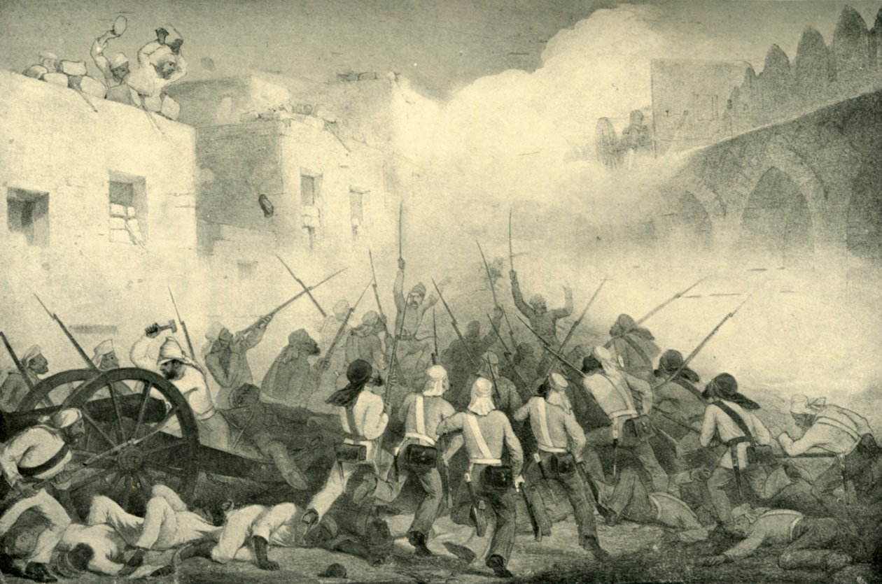 Nicholson, Delhi Sokaklarında Saldırıya Önderlik Eder, 1857, 1901. by George Francklin Atkinson
