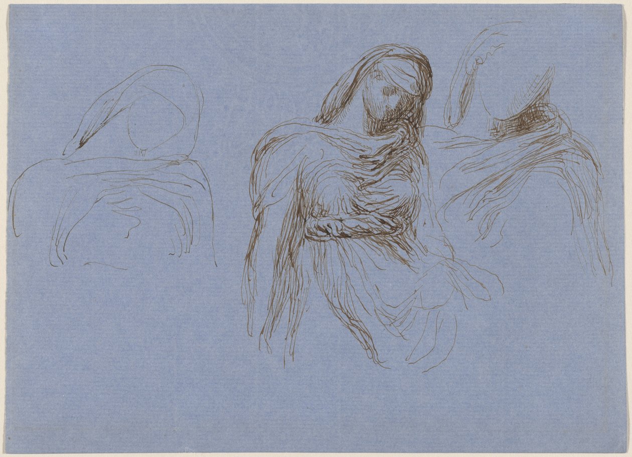 "Zaman ve Ölüm" için Ölüm Çalışması by George Frederic Watts