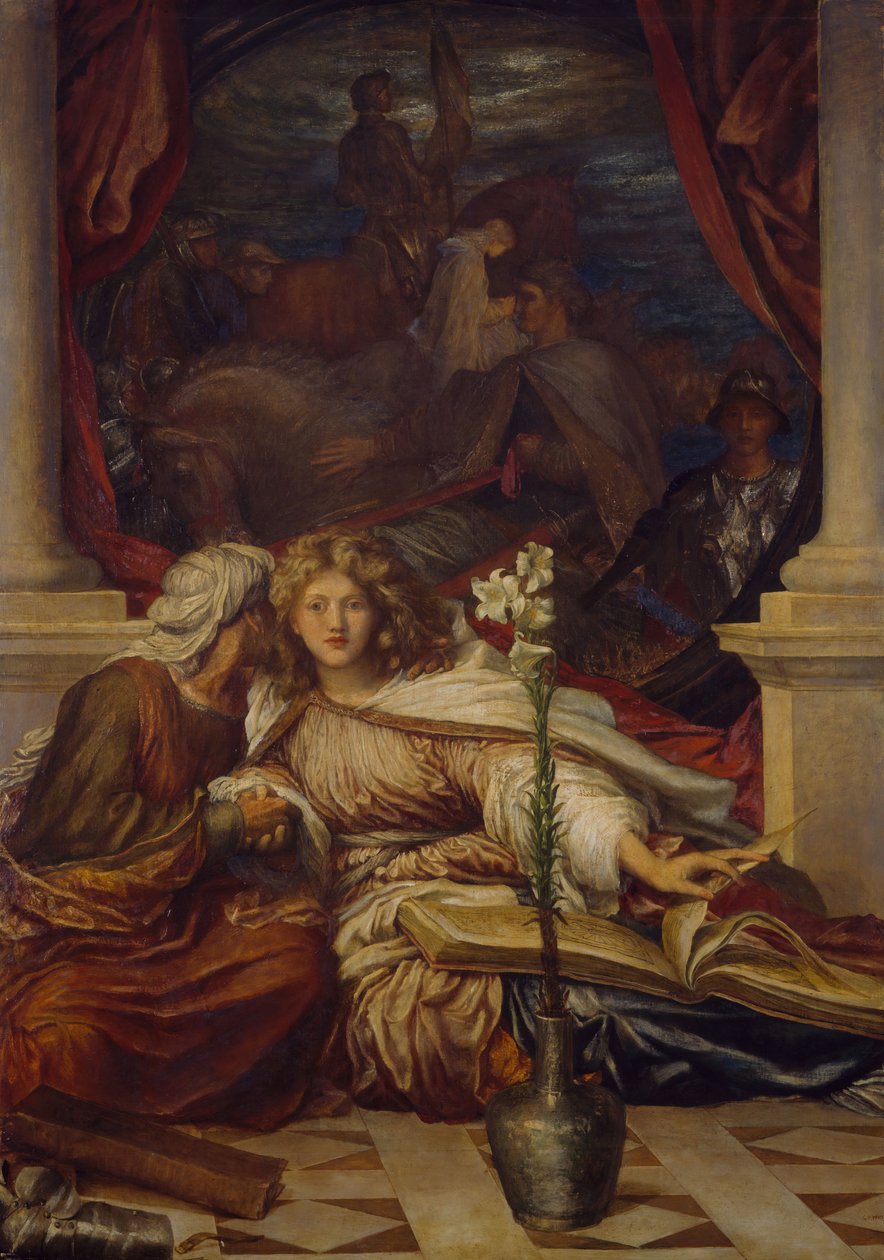 Britomart, 1877-78. by George Frederick Watts