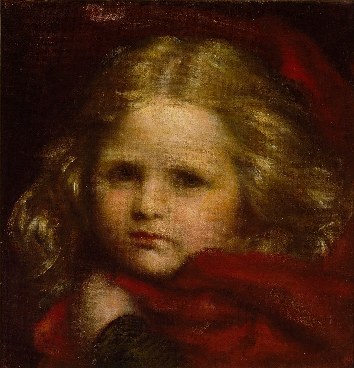 Kırmızı Başlıklı Kız, 1864 by George Frederick Watts