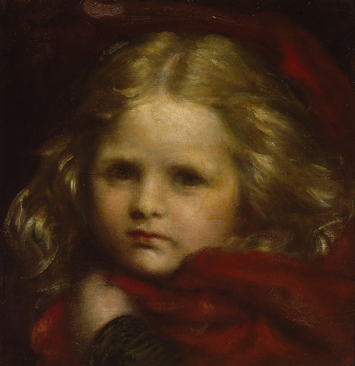 Kırmızı Başlıklı Kız, 1864 by George Frederick Watts