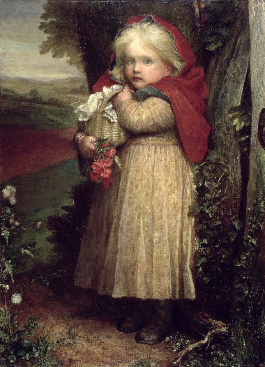 Kırmızı Başlıklı Kız, 1890 by George Frederick Watts