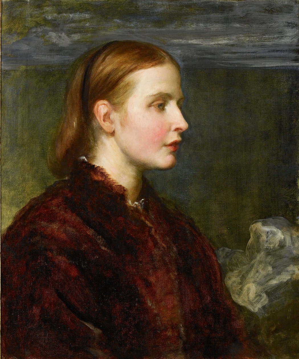 Bayan Eliza Ann Ogilvy, 1866 by George Frederick Watts