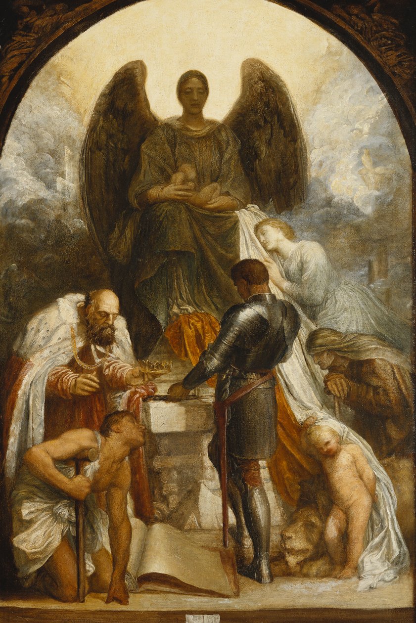 Ölüm meleği, by George Frederick Watts