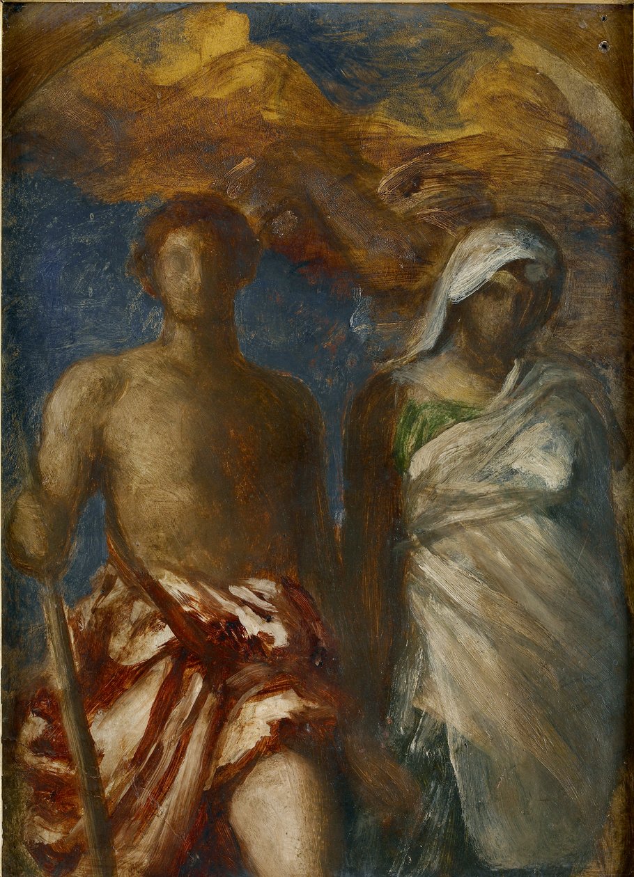 Zaman ve Ölüm, c1868 by George Frederick Watts