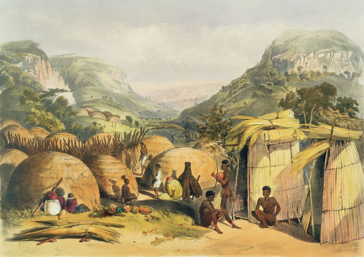 Inanda Kraal, Natal, The Kafirs Illustrated