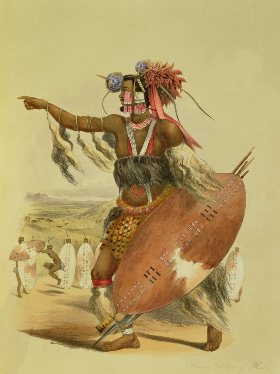 Zulu savaşçısı, Utimuni, son Zulu kralı Chaka