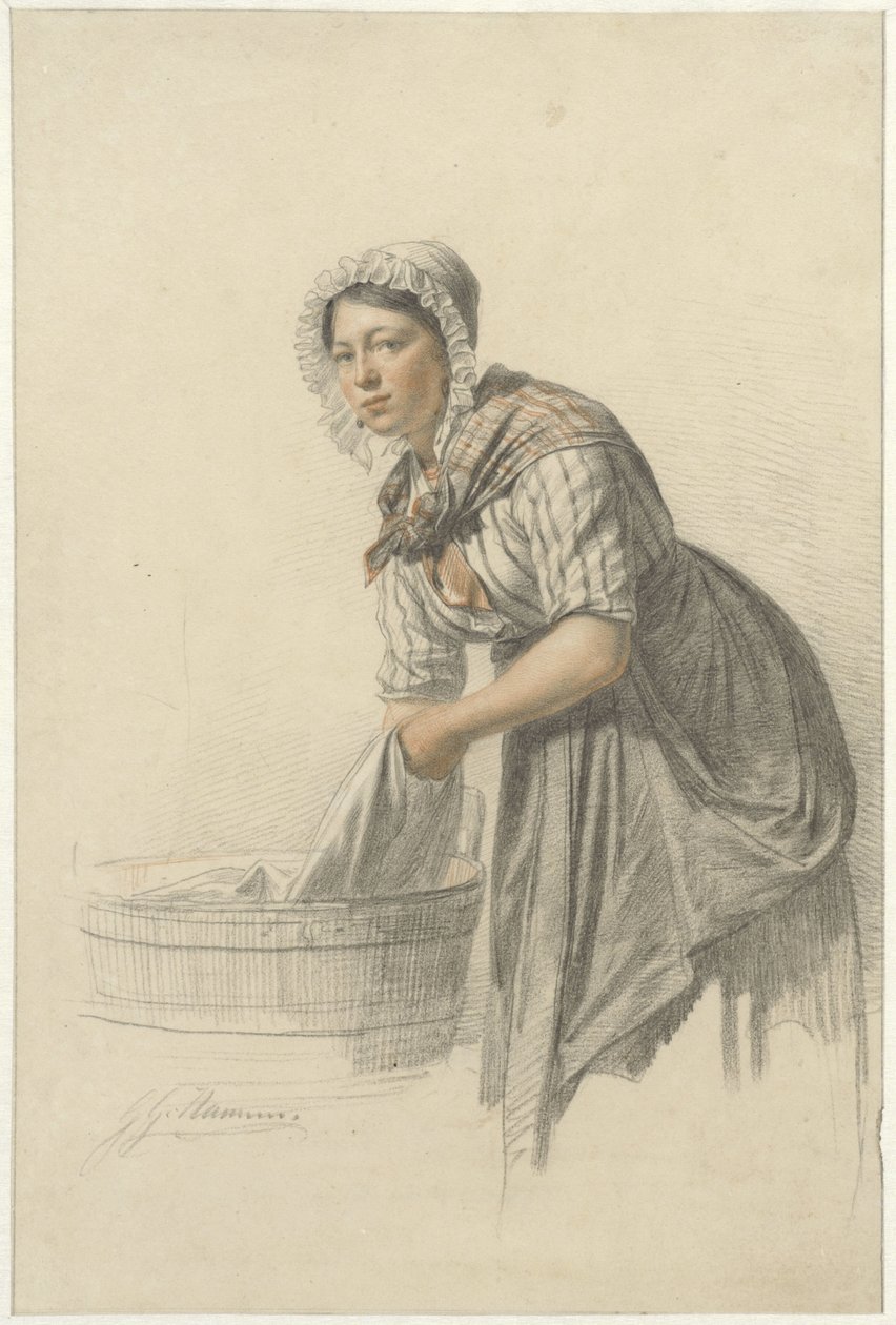 çamaşırcı by George Gillis Haanen