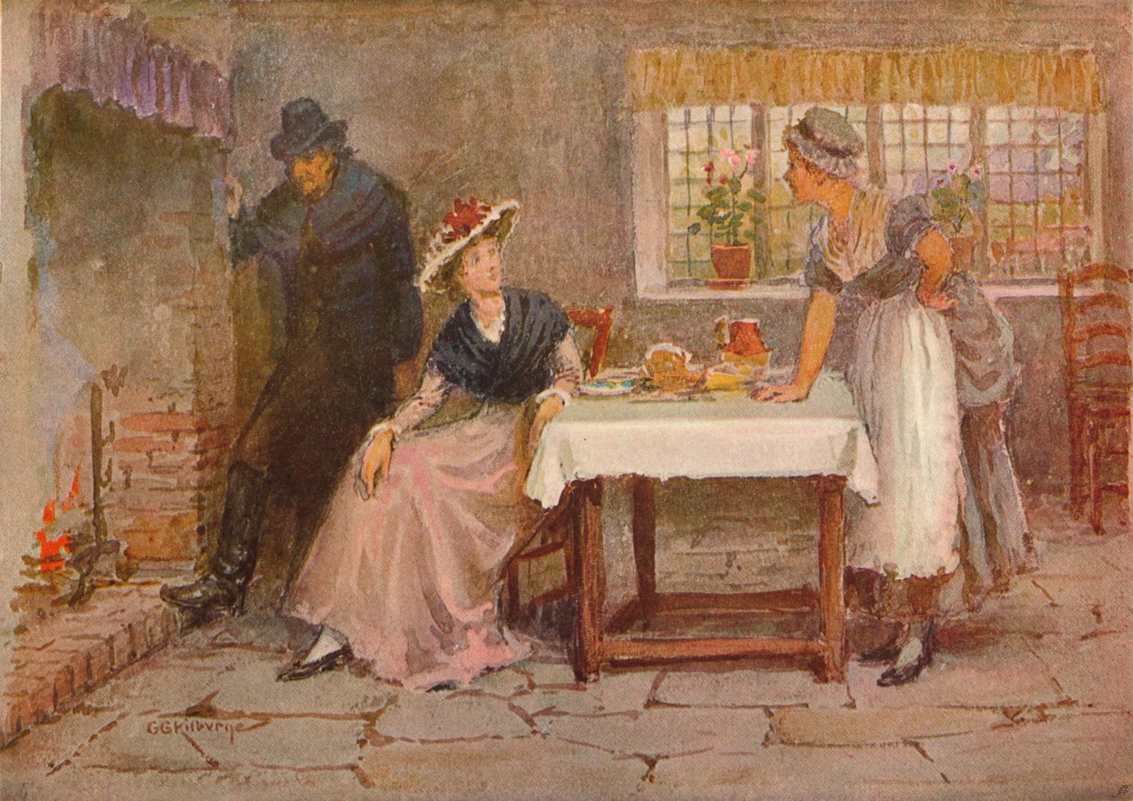 Langham Sketch: Barınak, c1885 by George Goodwin Kilburne