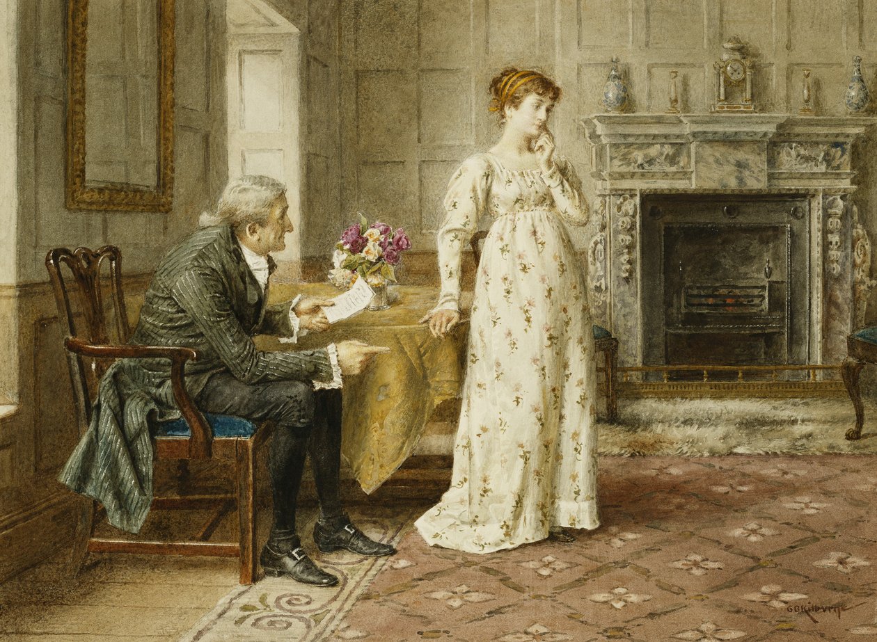 Bazı Baba Tavsiyeleri, by George Goodwin Kilburne