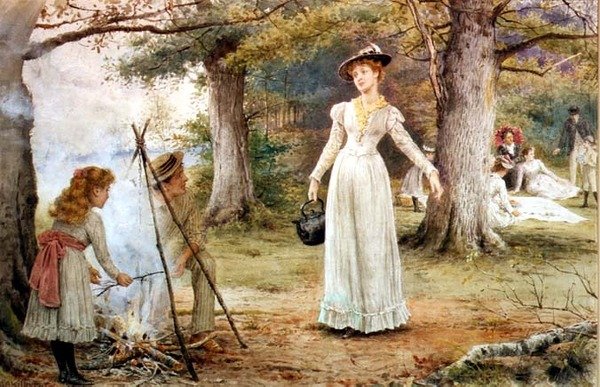 Ateşi Stoklamak (wc) by George Goodwin Kilburne