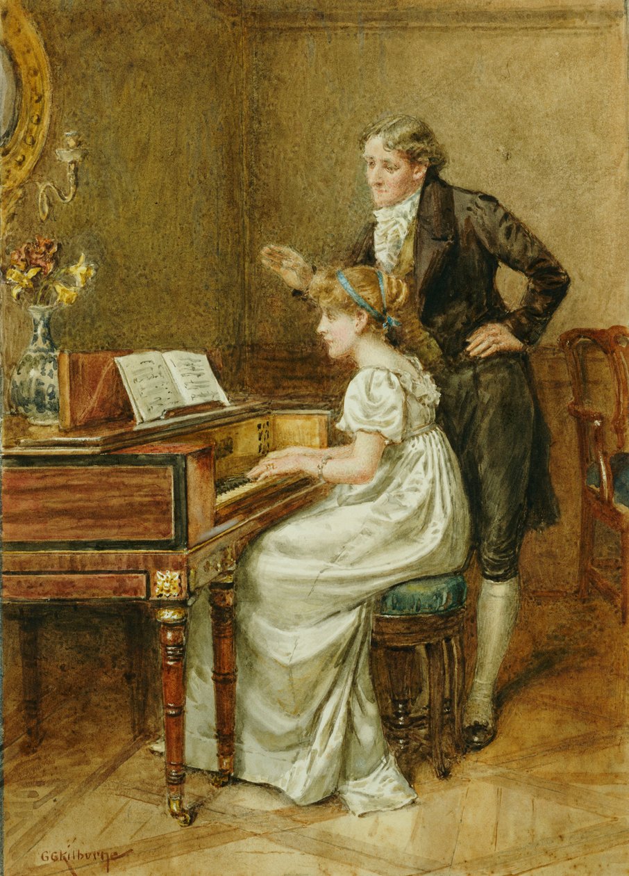 Müzik Ustası by George Goodwin Kilburne