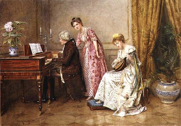üçlü by George Goodwin Kilburne