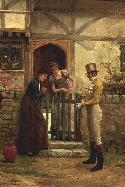 Ziyaretçi by George Goodwin Kilburne