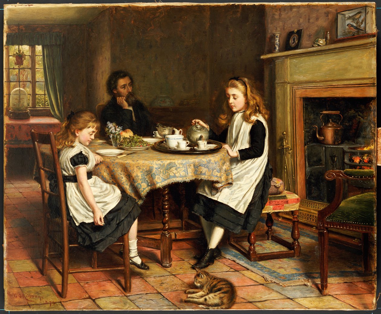 Ocakbaşı Yok..., 1874 by George Goodwin Kilburne