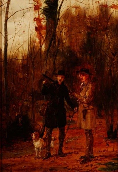 Bir Çulluk Vuran İki Adam by George Goodwin Kilburne