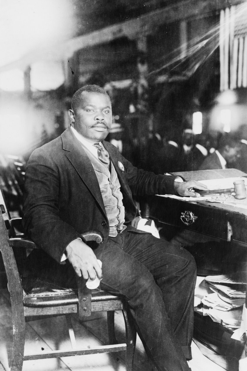 Marcus Garvey (1887-1940), Pan Afrikacı ve Jamaika ulusal kahramanı by George Grantham   Bain News Service Bain