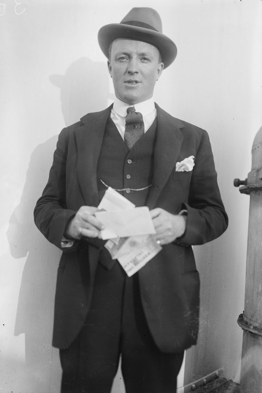 Hugh Walpole, c.1920 by George Grantham Bain