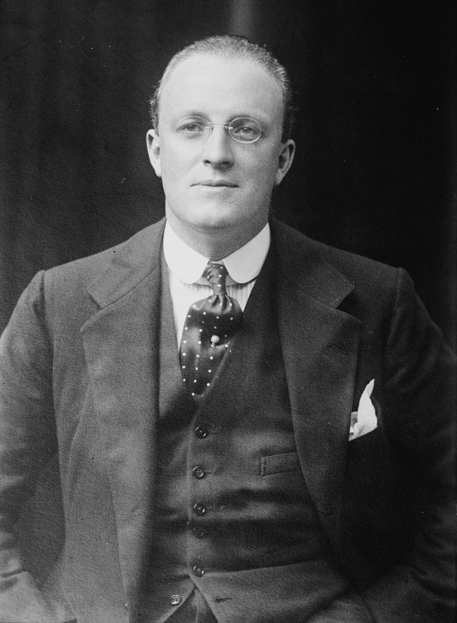 Hugh Walpole, c.1920 by George Grantham Bain