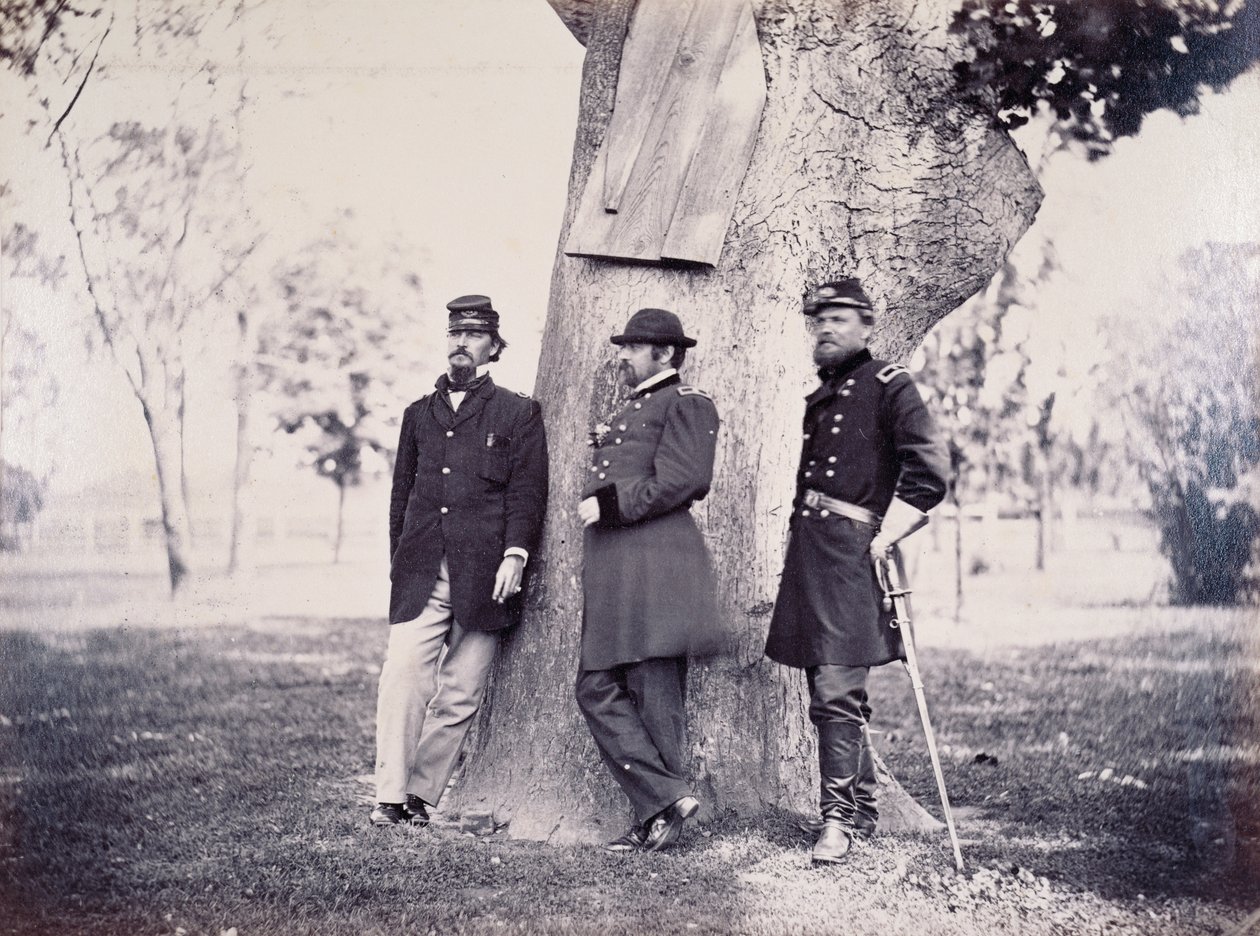 Generaller Hancock (1824-86) Smith ve Newton, 1862 by George H. Houghton