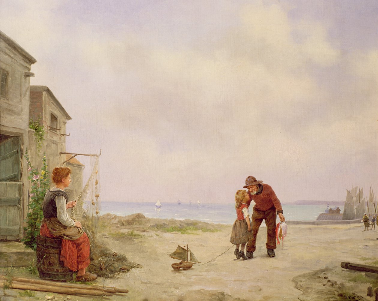 Balıkçının Dönüşü by George Haquette
