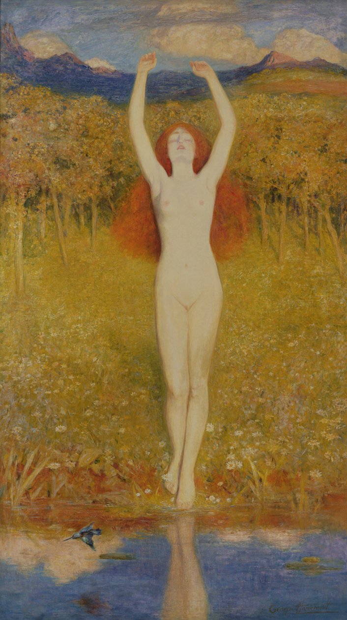 Bahar (tuval üzerine yağlı boya) by George Harcourt