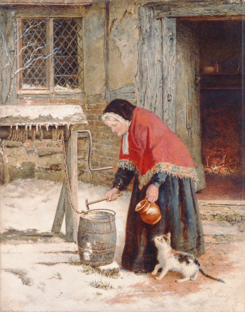 Bir Kış Sabahı by George Hardy