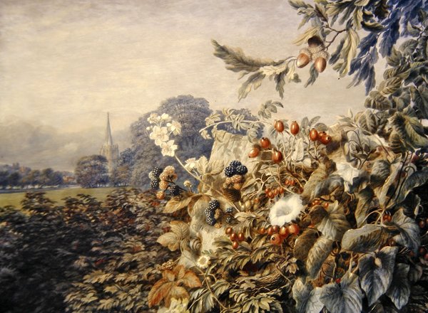Yaz Manzarası (kağıt üzerine sulu boya) by George Harvey